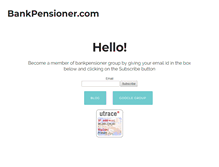 Tablet Screenshot of bankpensioner.com